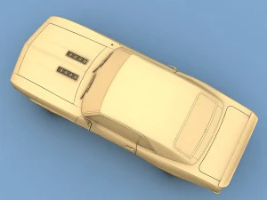chevrolet camaro ss 1969 3D Model