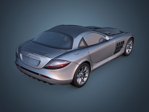 mercedes-benz slr mclaren 3Dモデル
