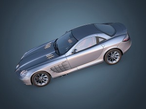 mercedes-benz slr mclaren 3Dモデル