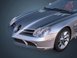 mercedes-benz slr mclaren 3Dモデル