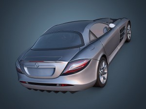mercedes-benz slr mclaren 3Dモデル