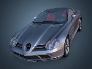 mercedes-benz slr mclaren 3Dモデル