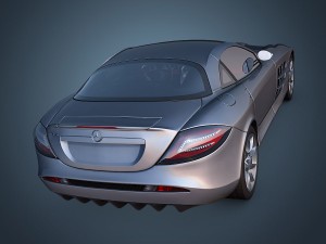 mercedes-benz slr mclaren 3Dモデル