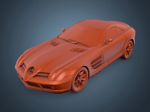 mercedes-benz slr mclaren 3Dモデル