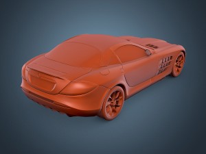 mercedes-benz slr mclaren 3Dモデル