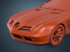 mercedes-benz slr mclaren 3Dモデル