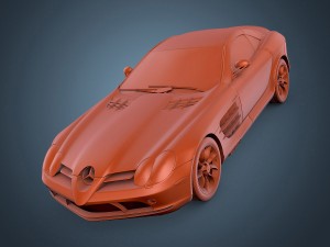 mercedes-benz slr mclaren 3Dモデル