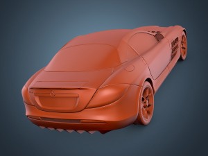 mercedes-benz slr mclaren 3Dモデル