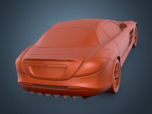 mercedes-benz slr mclaren 3Dモデル