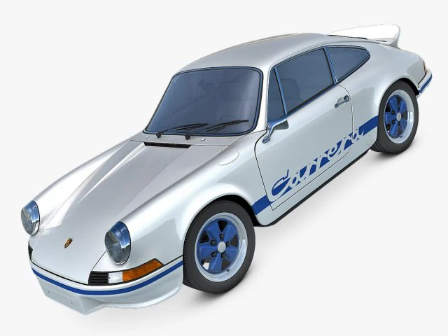 Porsche 911 Carrera RS 1973 3D Modell .c4d .max .obj .3ds .fbx .stl .blend