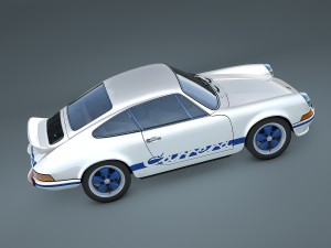 porsche 911 carrera rs 1973 3Dモデル