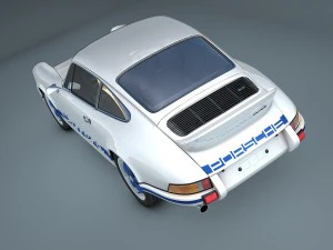 Porsche 911 Carrera RS 1973 3D Modell