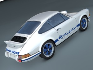 porsche 911 carrera rs 1973 3Dモデル