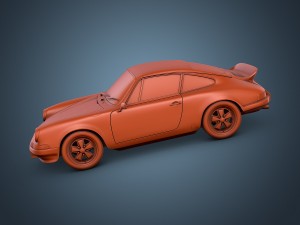 porsche 911 carrera rs 1973 3Dモデル