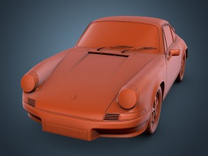 porsche 911 carrera rs 1973 3Dモデル