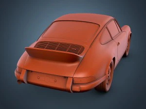 Porsche 911 Carrera RS 1973 3D Modell