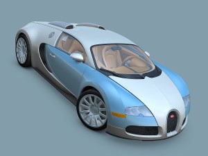 bugatti veyron 2005 3D Модель