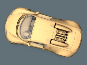 bugatti veyron 2005 3D Модель