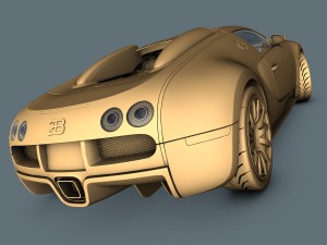bugatti veyron 2005 3D Модель