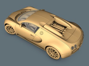 bugatti veyron 2005 3D Модель