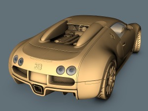 bugatti veyron 2005 3D Модель