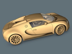 bugatti veyron 2005 3D Модель