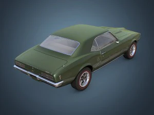 pontiac firebird 1968 3D Model