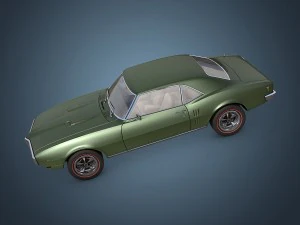 pontiac firebird 1968 3D Model