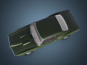 pontiac firebird 1968 Modelo 3D