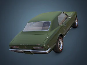 pontiac firebird 1968 3D Model