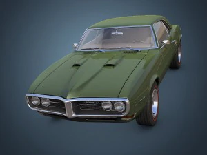 pontiac firebird 1968 3D Model