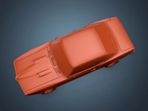 pontiac firebird 1968 3D Model