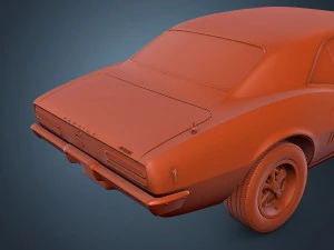 pontiac firebird 1968 3D Model
