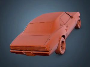 pontiac firebird 1968 3D Model