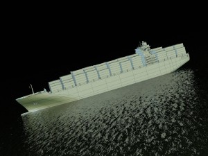 cargo ship cosco Modello 3D