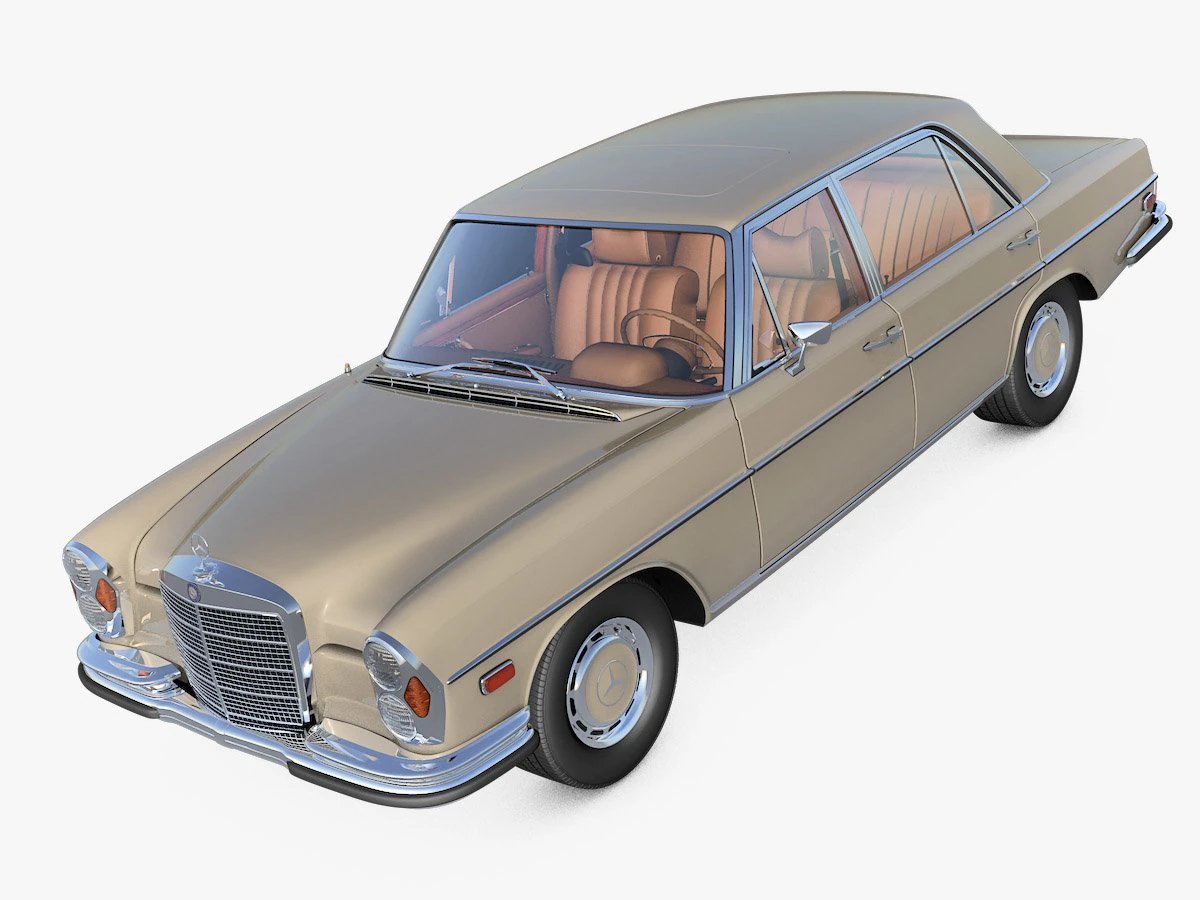 mercedes-benz 300sel 63 3D Model .c4d .max .obj .3ds .fbx .stl .blend 