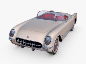 chevrolet corvette 1953 Modèle 3D