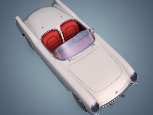 chevrolet corvette 1953 3D-Modell