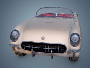 chevrolet corvette 1953 3D-Modell