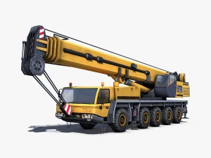 dźwig samojezdny Model 3D