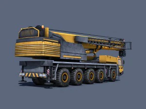 mobile crane 3D Model