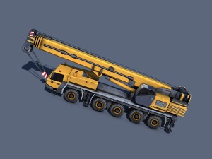 mobile crane Modèle 3D