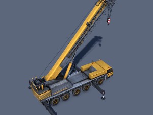 mobile crane Modèle 3D