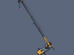 mobile crane Modèle 3D