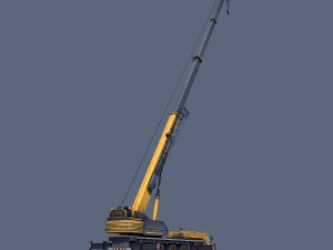 mobile crane Modèle 3D