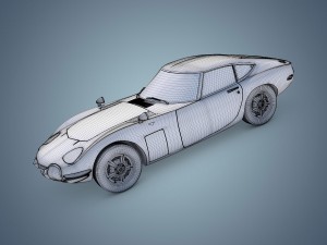 toyota 2000gt 3D Model