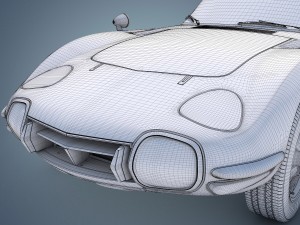 toyota 2000gt 3D Model