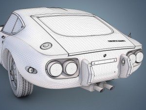 toyota 2000gt 3D Model