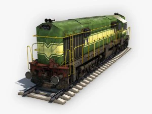 locomotiva Modelo 3D