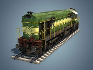 locomotive 3D Model
